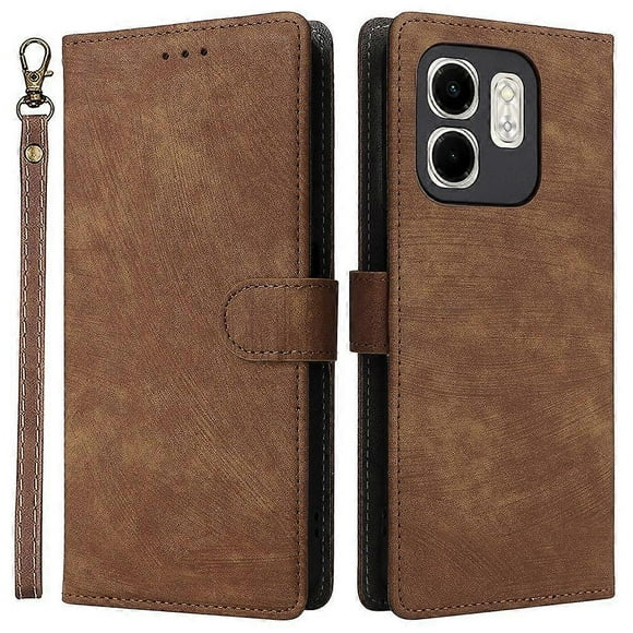 For Infinix Smart 9 4G X6532 / Hot 50i 4G X6531 Wallet Case RFID Blocking PU Leather Cover Stand Vie