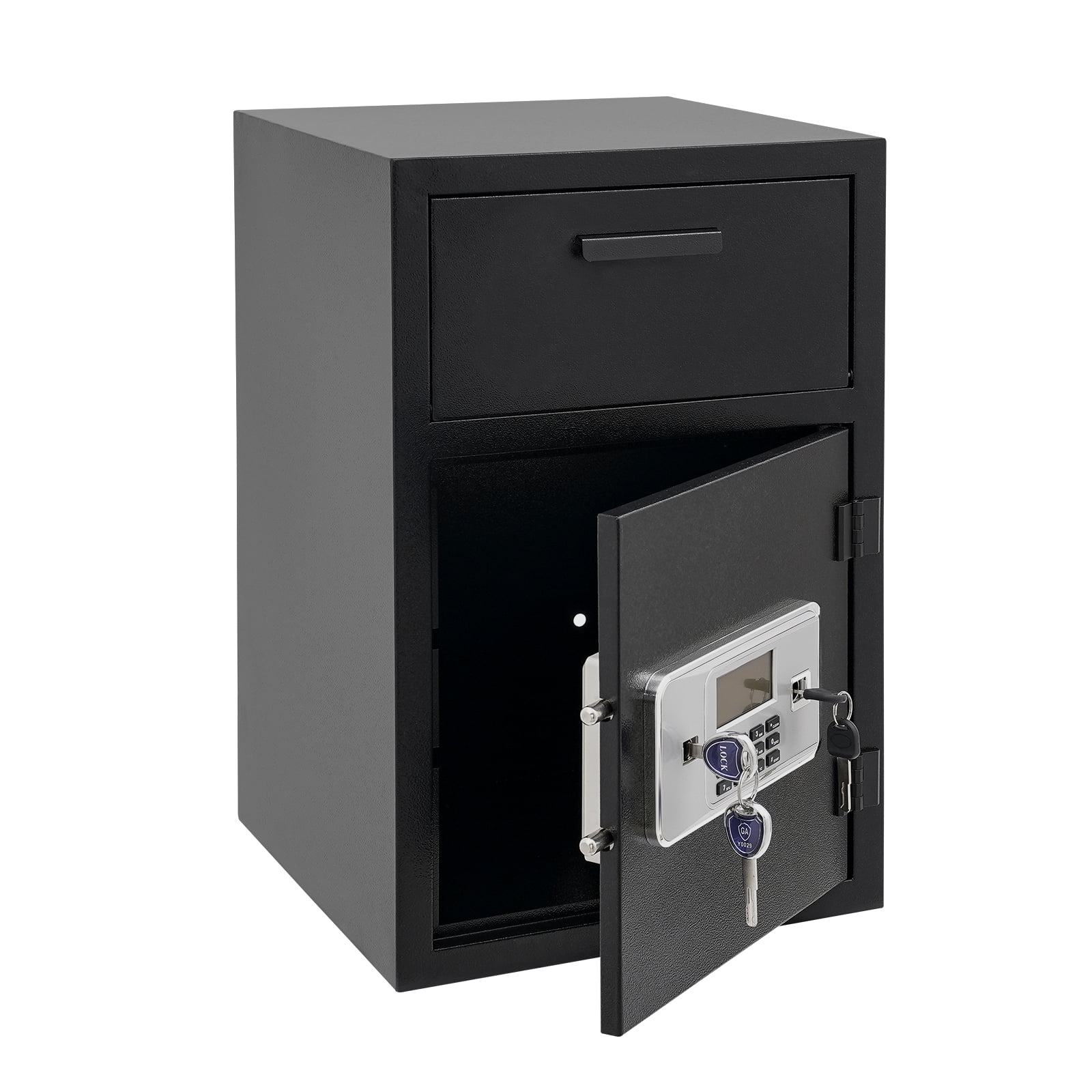 Drop Box for Money and Mail, Drop Safe for Business Drop Slot Safe Cash Depository Safe Safe Box for Money Intelligent Alarm System for Families, Offices, Hotels, Schools, Banks
