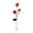 A003- Red, variant on Red Tulip Solar Garden Lights, 1PC Realistic Flower Stake Lights with Warm White Glow, Waterproof & Auto-On/Off for Outdoor Garden, Patio, Yard, Pathway, Park, Villa Decor - Solar-Powered LED Landsca