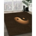 thumbnail image 3 of Ahgly Company Machine Washable Indoor Rectangle Transitional Red Brown Area Rugs, 6' x 9', 3 of 7