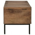 thumbnail image 4 of Bowery Hill Light Brown/Black Storage Trunk, 4 of 9