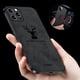 thumbnail image 2 of Funda de tela a la moda para iPhone XR X Xs Max 11 13 14 Pro Max 12 Mini SE 6 6s Plus 7 8 cubierta de hierro con imán incorporado ciervo gato Shell Tan Jianjun unisex, 2 of 2