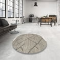 thumbnail image 3 of Ahgly Company Indoor Rectangle Abstract Gold Abstract Area Rugs, 4' x 6', 3 of 6