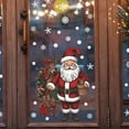thumbnail image 3 of Hxlamzoo 1 Pc Santa Claus Snowflake Reindeer Gift Box Window Stickers Self-Adhesive Holiday Glass Door Decorations for Home Classroom Party Christmas Decor, 3 of 8