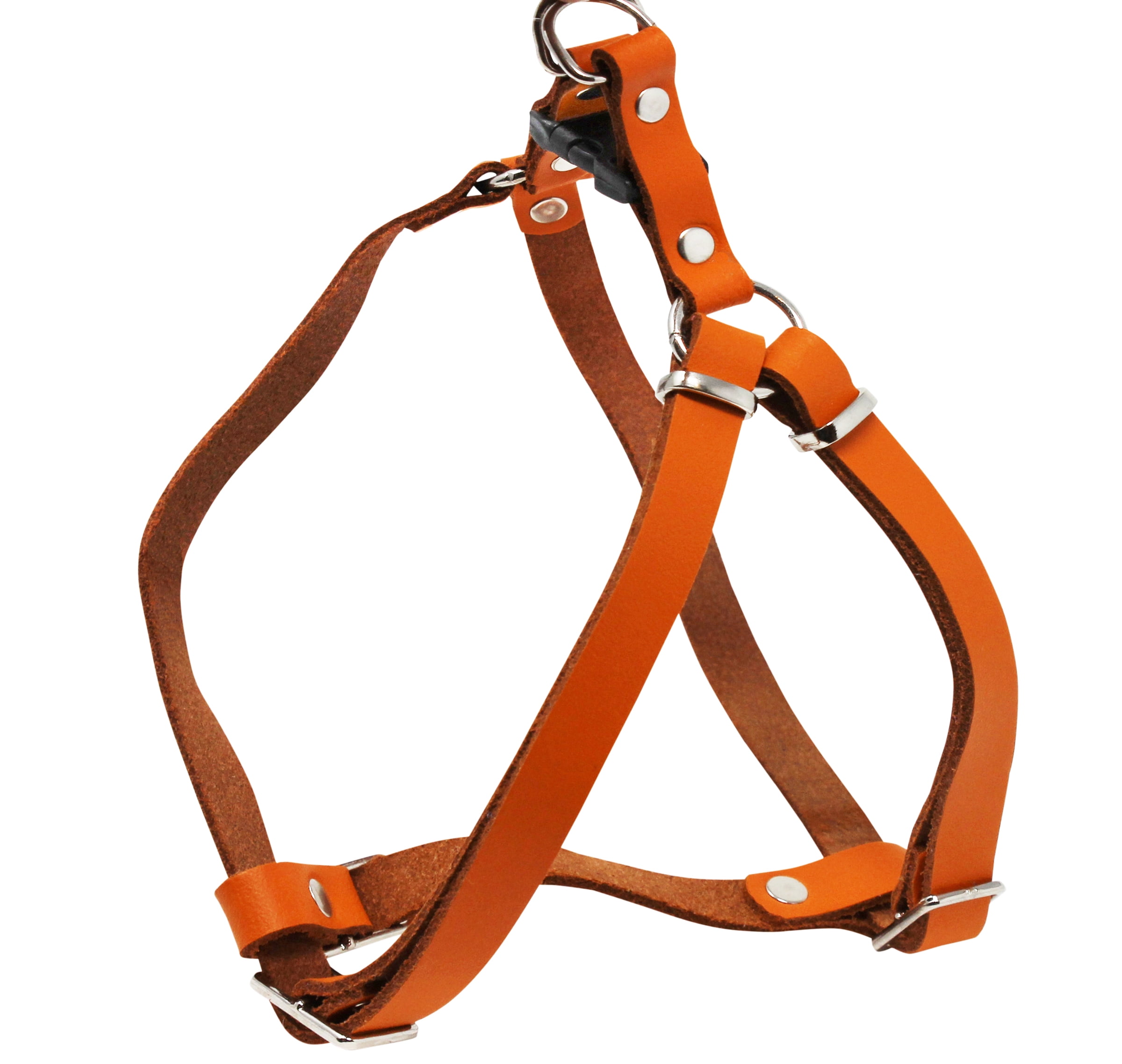 Genuine Leather Adjustable Stepin Dog Harness 2 Sizes Small XSmall