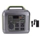 thumbnail image 1 of Estación de energía de 296 Wh, 80 000 mAh, 300 W, onda sinusoidal pura con salida de CA CC USB, cargador de batería portátil, suministro para emergencia, enchuf, 1 of 15