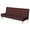 Brown, variant on Sofa Bed Cover Breathable Armless Sofa Slipcover Elastic Futon Couch Cover Comfortable Folding Sofa Bed Cover Reusable Futon Slipcover Easy to Install for Home Living Room