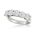 thumbnail image 4 of Ross-Simons 2.50 ct. t.w. Diamond 5-Stone Ring in 14kt White Gold, Women's, Adult, 4 of 5