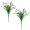 z13-Purple, variant on FNGZ Artificial Clearance 2 Bundles Artificial Outdoor Flowers Fake Flowers Green Shrubs Garden Porch Orange