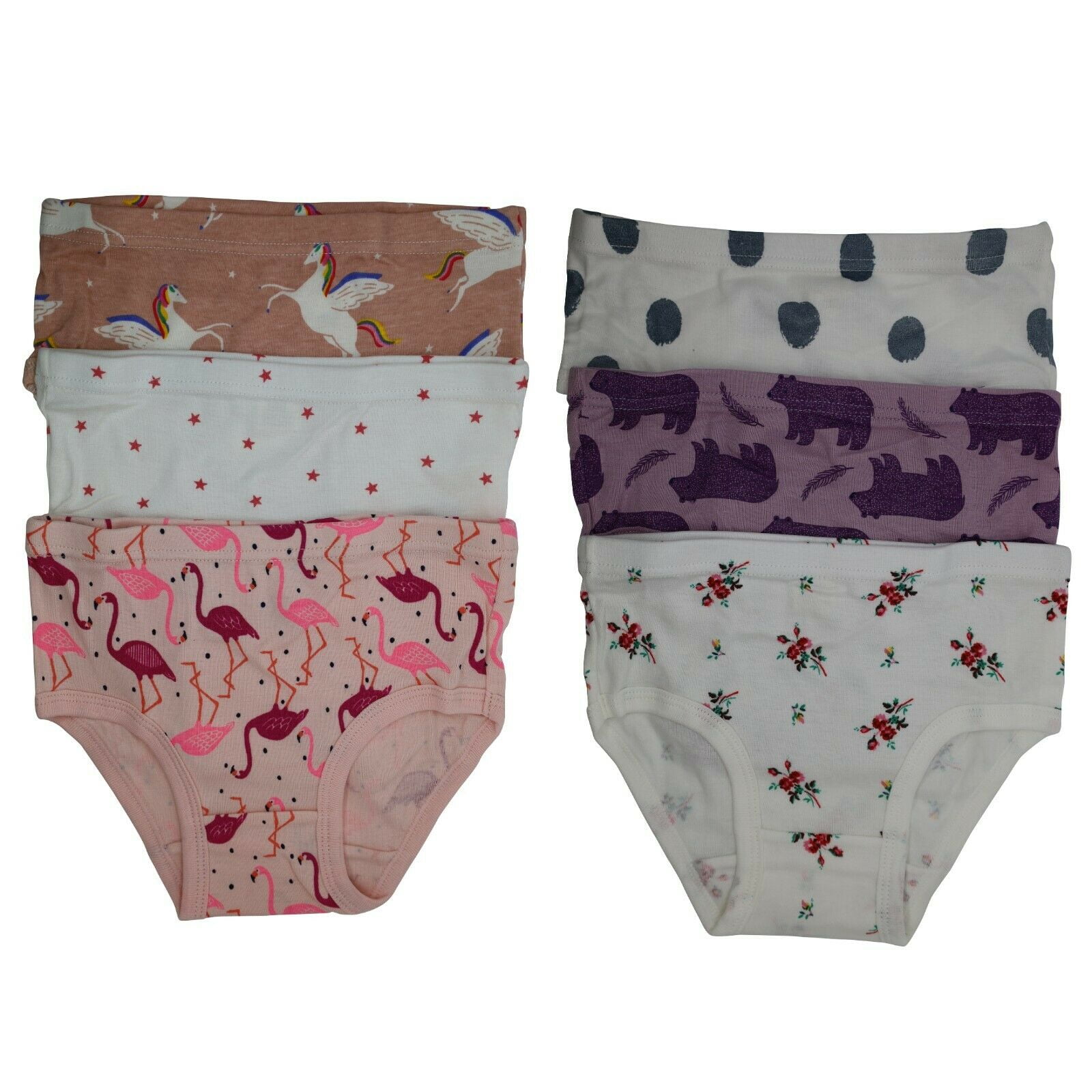 6 Packs Toddler Little Girls Cotton Underwear Briefs Kids Panties Underpants  2T 3T 4T 5T 6T -  New Zealand