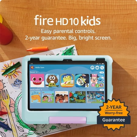 HD 10 Kids 10.1" Tablet Latest Release 32GB with Wi-Fi - Princess