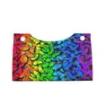 thumbnail image 2 of Kdxio Multicolored Butterflies Print Tissue Box Cover,Modern PU Leather Rectangular Tissue Box Holder for Bathroom Living Room Bedroom Office Desk Car Home, 2 of 9