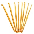 thumbnail image 3 of 8pcs Double-headed Crochet Hooks Professional Knitting Needles for Home (Golden), 3 of 9