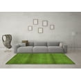 thumbnail image 3 of Ahgly Company Indoor Round Abstract Green Modern Area Rugs, 7' Round, 3 of 4