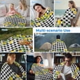 thumbnail image 5 of Lemon Cooling Blanket,Lightweight Breathable Summer Throw Blanket with Double Sided Cold Effect,Farmhouse Summer Botanical Fruit Black White Plaid Picnic Blankets Bed Sheet for Hot Sleepers 30"x40", 5 of 8