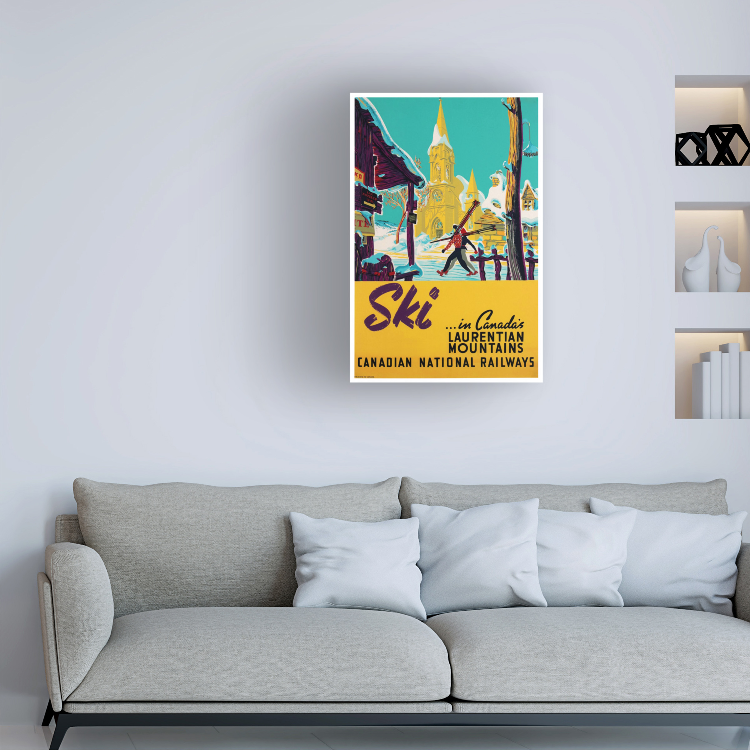Trademark Fine Art 'Laurentian' Canvas Art by Vintage Lavoie