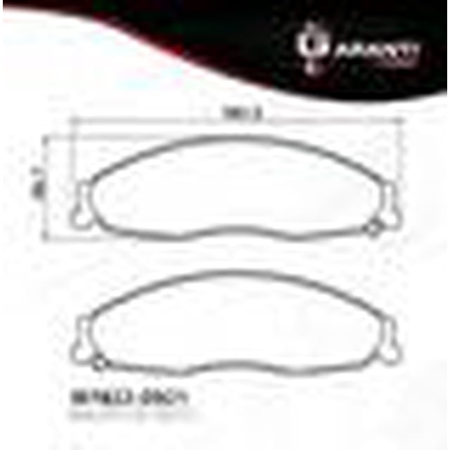 Balata Garanti Para Cadillac Cts 2003 - 2007 (Garanti)