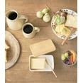 thumbnail image 4 of Yamazaki Home Ceramic Butter Dish, White, Ceramic, Dishwasher Safe, Lid, No Assembly, 4 of 7