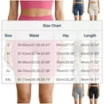 thumbnail image 3 of Miluxas Tummy Control Compression Shorts for Women,High Waist Workout Biker Shorts Pink L(L), 3 of 9