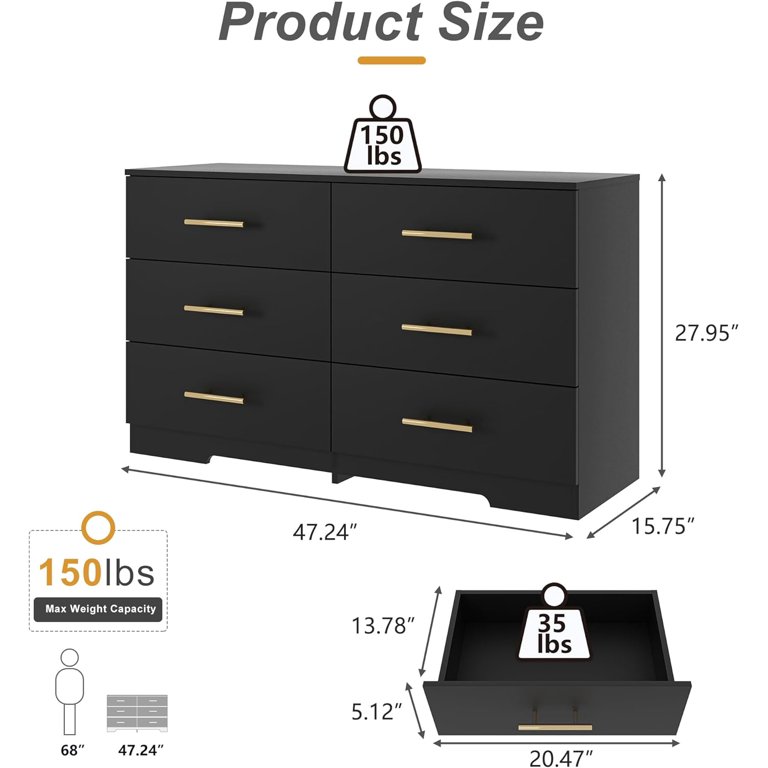 short deep dresser Amazon.com: ORRD 3 Drawer Fluted Dresser for Bedroom, Mid Century Modern Chest of Drawers, Wood Storage Small Dresser Organizer for Bedroom Living Room Hallway Closet, Walnut : Home & Kitchen