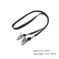 thumbnail image 2 of CIMAXIC 10pcs Face Masks Lanyard Neck Hanging Rope Outdoor Masks Strap with Two Clip,27.56"X0.2"X0.04", 2 of 5
