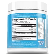 Vitauthority Marine Collagen Peptides Powder Supplement | Hydrolyzed Fish Collagen Peptides | Unflavored 18 Servings