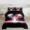 thumbnail image 2 of Castle Fairy Queen Size 3-Piece Dance Cheer Comforter Set, 2 of 8