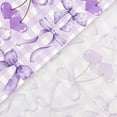 thumbnail image 6 of Cute Purple Shower Curtain Modern Aesthetic Coquette Bow Pretty Bathroom Decor for Girls Teens Fabric Waterproof Polyester Bathroom Decor Set with Hooks,72X75, 6 of 6