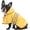 Yellow, variant on AMAXUN Hooded Waterproof Dog Raincoat with Reflective Stripes – Lightweight Adjustable Pet Rain Jacket Poncho for Large Medium Small Dogs, with Drawstring Hood