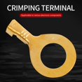 thumbnail image 2 of 150 Pcs Cable Ring Terminal Ring Cable Lugs Copper Lugs Ring Terminals Connectors Brass Crimp Cable, 2 of 5