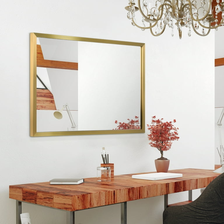 Divinity Rectangular Aluminum Framed Wall Mirrors