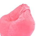 thumbnail image 3 of Funda de bolsa de frijoles Perfecl Peluche moderno impreso Sil para adultos Rosado, 3 of 8