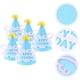 thumbnail image 3 of KAKOWELY 5 piezas de sombrero triangular de cumpleaños, sombrero de cumpleaños DIY, sombrero de fiesta, gorro de fiesta de cumpleaños para bebé., 3 of 4