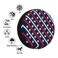 thumbnail image 5 of Bingfone Patriotic Star Spare Tire Cover Weatherproof Universal Wheel Protectors For Rv Camper Travel Trailer Suv Truck 16 Inch, 5 of 9