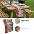thumbnail image 5 of Valentine's Day Table Runner - 70 Inch Long, Kitchen Dining Table Runner Dresser Scarves, Spring Red Love Roses Floral Botanical Beige Farmhouse Decor for Coffee Tables Wedding Party Banquet, 5 of 8
