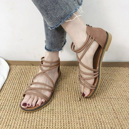 

Women s Ladies Fashion Casual Solid Open Toe Platforms Sandals Beach Shoes Black 6.6681