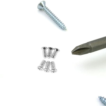 Raindrops 12pcs Stainless Steel License Plate Fixing Screws Fasteners Ideal For Cabinet Corner Support And Wood Shelves License Plate Bolts Fasteners