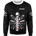thumbnail image 6 of Mostprints Personalized Name Barber Shirt 3D, Customized Barber shirt for Men and Women, Sweatshirts, Hoodies, Zip Hoodies (3XL), 6 of 6