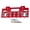 Red, variant on MOMOJIA Shelf Pin Jig 1/4 Shelf Pin Drilling Guide Precise Cabinet Mounting Templates Jig