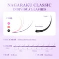 thumbnail image 5 of NAGARAKU Fifth Generation Air Series Classic Individual Eyelash Extension0.07C14, 5 of 9