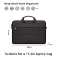 thumbnail image 2 of Maletín de negocios para ordenador portátil,Bolsa de mensajero de hombro repelente al agua,Bolso para ordenador, trabajo, oficina, viajes, 2 of 5