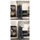 thumbnail image 2 of Pantalones informales versátiles de pierna recta de estilo americano para hombres, pantalones de chándal con cordón en la cintura y bloques de Color para estudiantes universitarios, 2 of 5