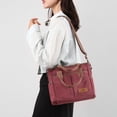 thumbnail image 3 of HGIEYS Women's Small Canvas Tote Purses Casual Multi-pocket Shoulder Crossbody Bag Everyday Handbags, 3 of 7