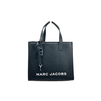 Marc Jacobs Small Black Saffiano Leather Tote Crossbody Bag Purse