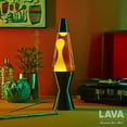 thumbnail image 4 of Lámpara Lava® - Base ranurada para discos de vinilo de 14,5'' - La luz de movimiento original - Cera amarilla y líquido naranja - Artículo n.º 2017, 4 of 5