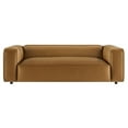 thumbnail image 6 of Sofa, Brown, Faux Leather, Living Room Lounge Cafe Lobby Hospitality Restaurant, Modern Contemporary, HB37650, 6 of 9