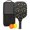 Pioneer Flower Floral-3, variant on Pickleball Paddles Set,Pioneer Flower Floral Print Pattern Fiberglass Surface Pickleball Racket Set with 2 Indoor Outdoor Pickleball Balls and Pickleball Bag,Pickle-ball Equipment