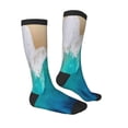 thumbnail image 3 of Balery Beach Printed Novelty Socks Men's Women's Crew Socks Sports Socks Knee High Socks Cotton Socks Quirky and Cool Socks, 3 of 9