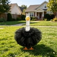 thumbnail image 6 of HYLLai 4 Pcs Porch Goose Outfit for 23" Lawn Geese Include Crowns, Necklace, Dress, Scarf, Goose Clothes Set for Outdoor Yard Decor, Cement Geese, 6 of 6