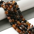 thumbnail image 2 of Dyed & Heated Natural Fire Crackle Agate Beads Strands Faceted Round Camel 8mm Hole: 1.2mm about 49pcs/strand 14.84''(37.7cm) Fire Crackle Agate, 2 of 5